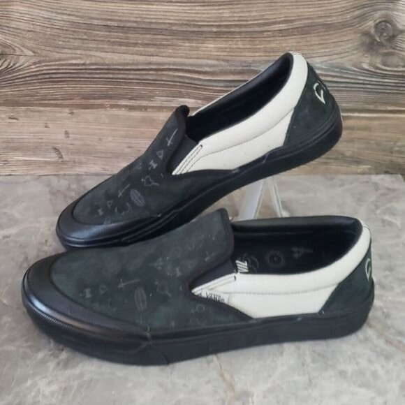 New Vans BMX Slip‎ On Cult Black Grey Sneakers - Picture 2 of 11